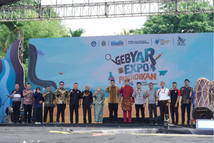 Semarak Hardiknas 2026, Gubsu Bobby Nasution Buka Gebyar & Expo Pendidikan serta Luncurkan Program PUBG